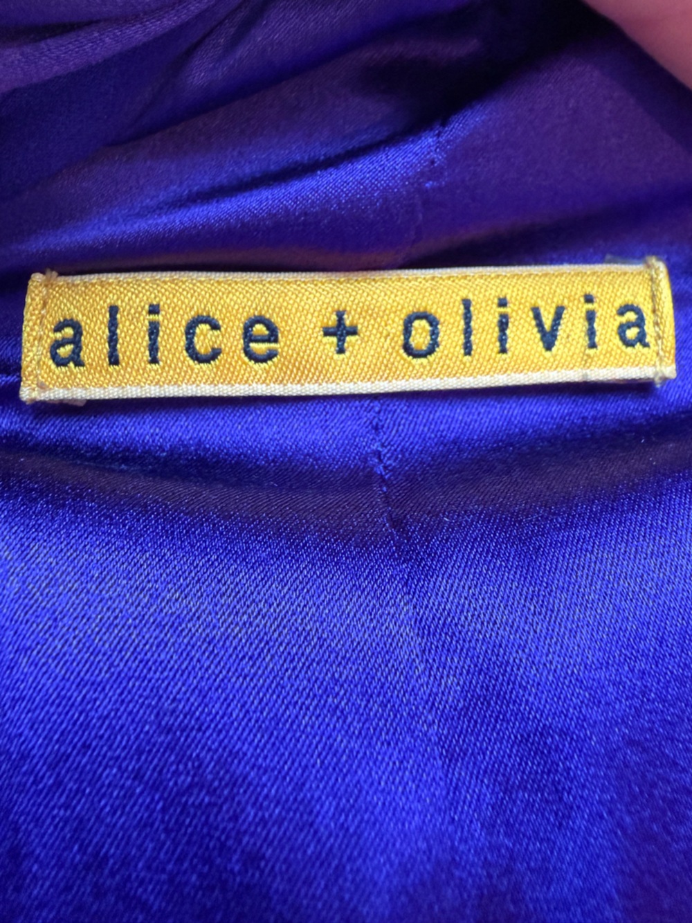 Purple Sleeveless dress Alice + Olivia in perfect condition. - Picture 5 of 8